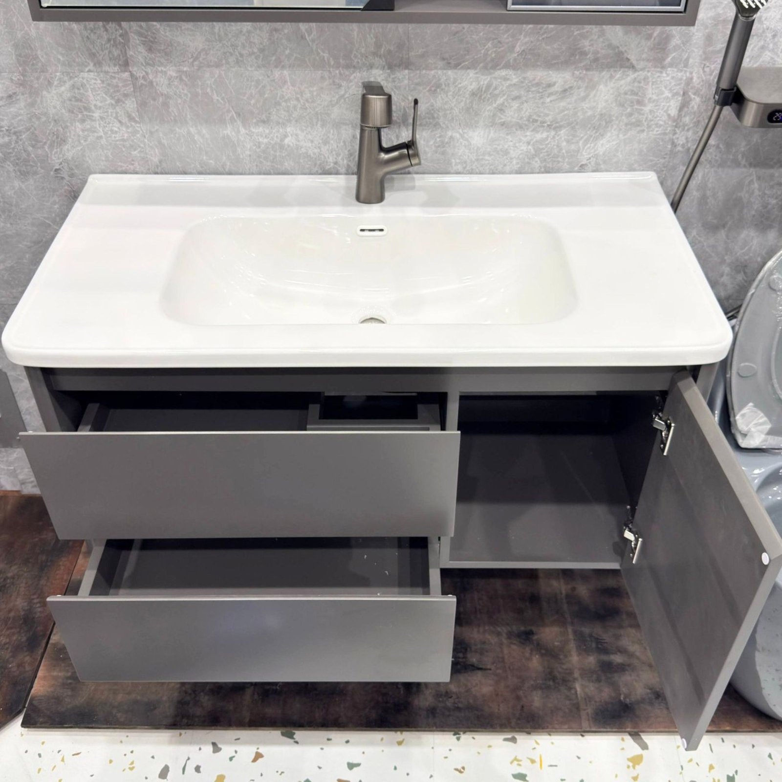 BỘ TỦ CHẬU LAVABO TOZU TZ-T08X-100